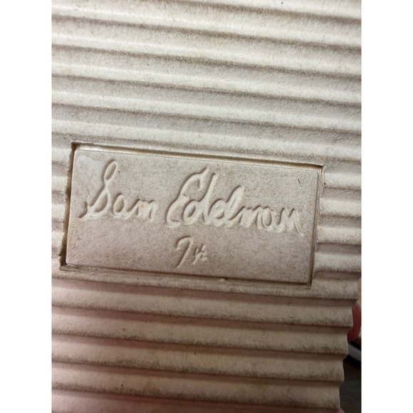 Sam Edelman Ariane Black Platform Slides Buckle Sandals 7.5 Leather - Picture 11 of 11